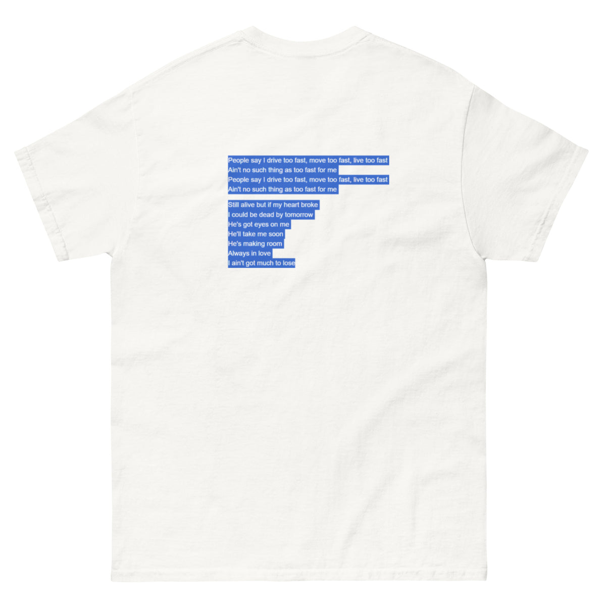 T-shirt Sonder noir — message introspectif unisexe