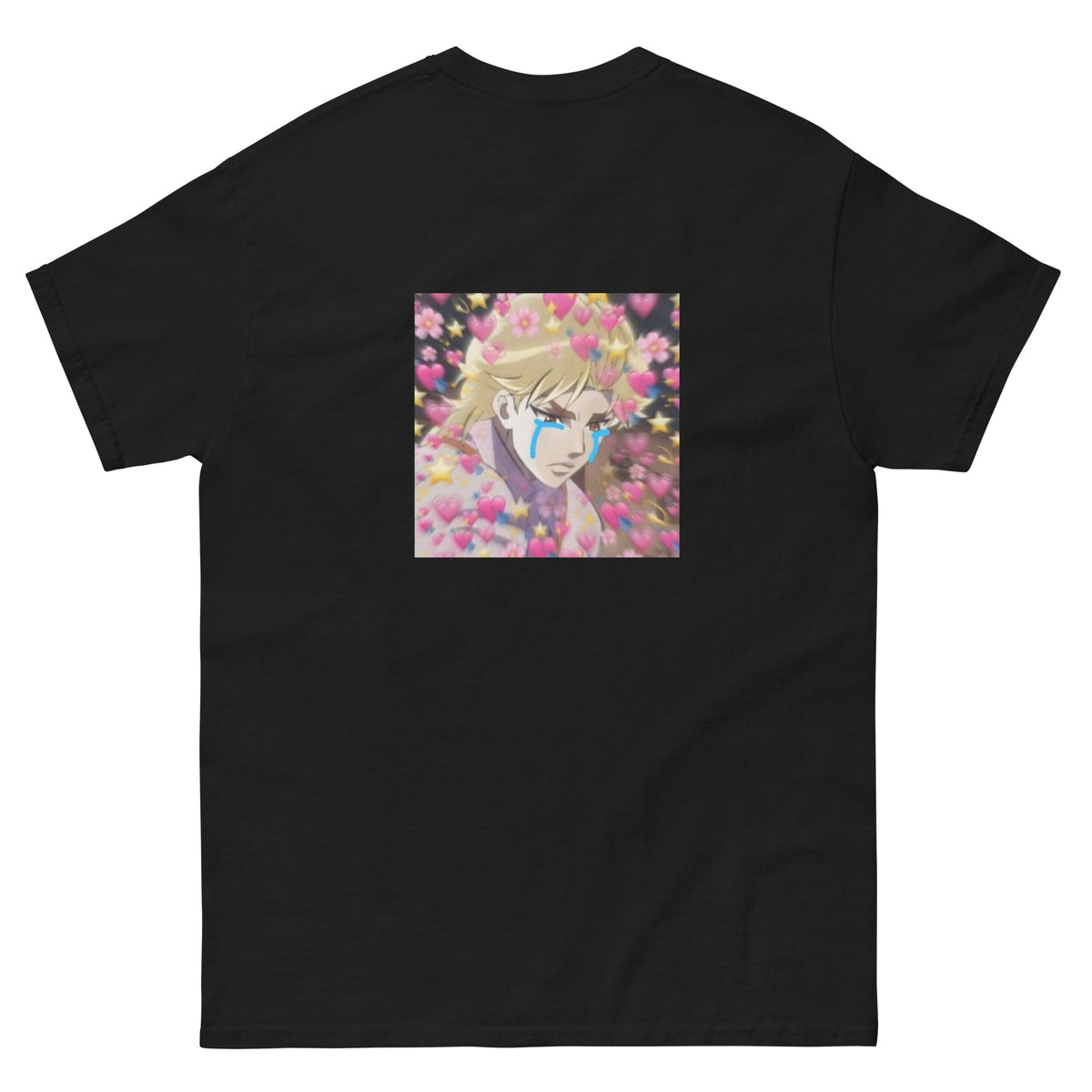 T-shirt JoJo's Love noir, dos — Wackytee