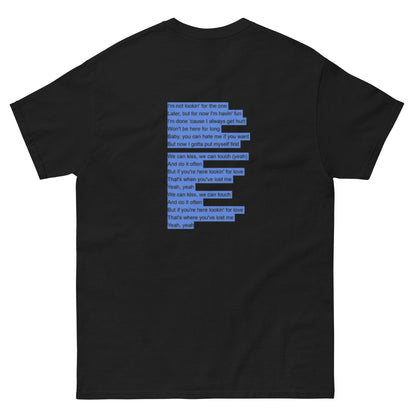 T-shirt Giveon noir, dos — Wackytee