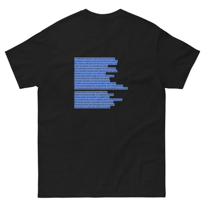 T-shirt Ateyaba noir, dos — Wackytee