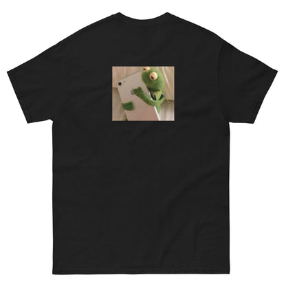 T-shirt Hug noir, dos — Wackytee