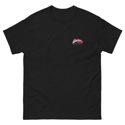 T-shirt JoJo's Love noir, face avant — Wackytee