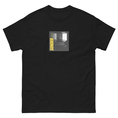 T-shirt Sonder noir, face avant — Wackytee