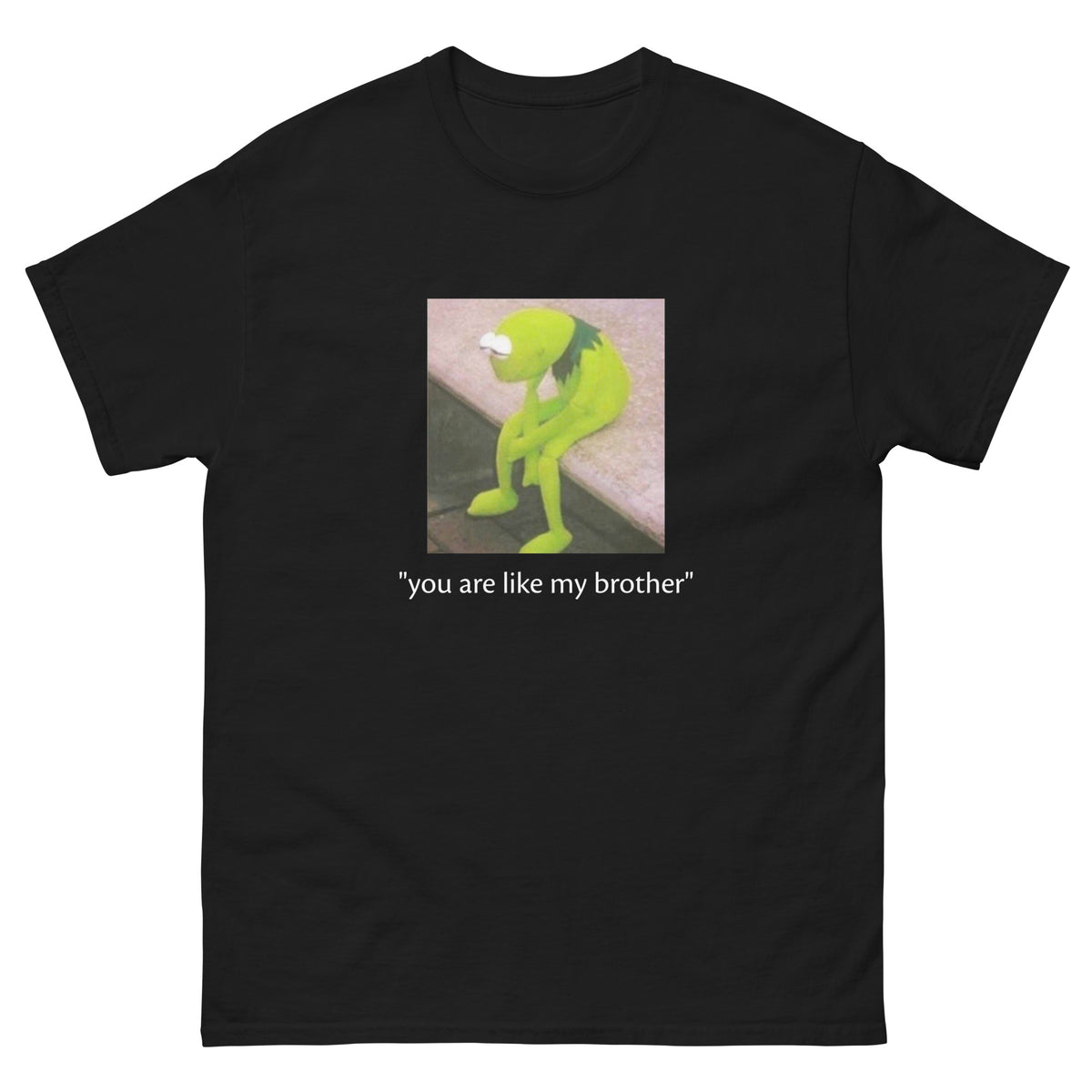 T-shirt Friendzone noir, face avant — Wackytee