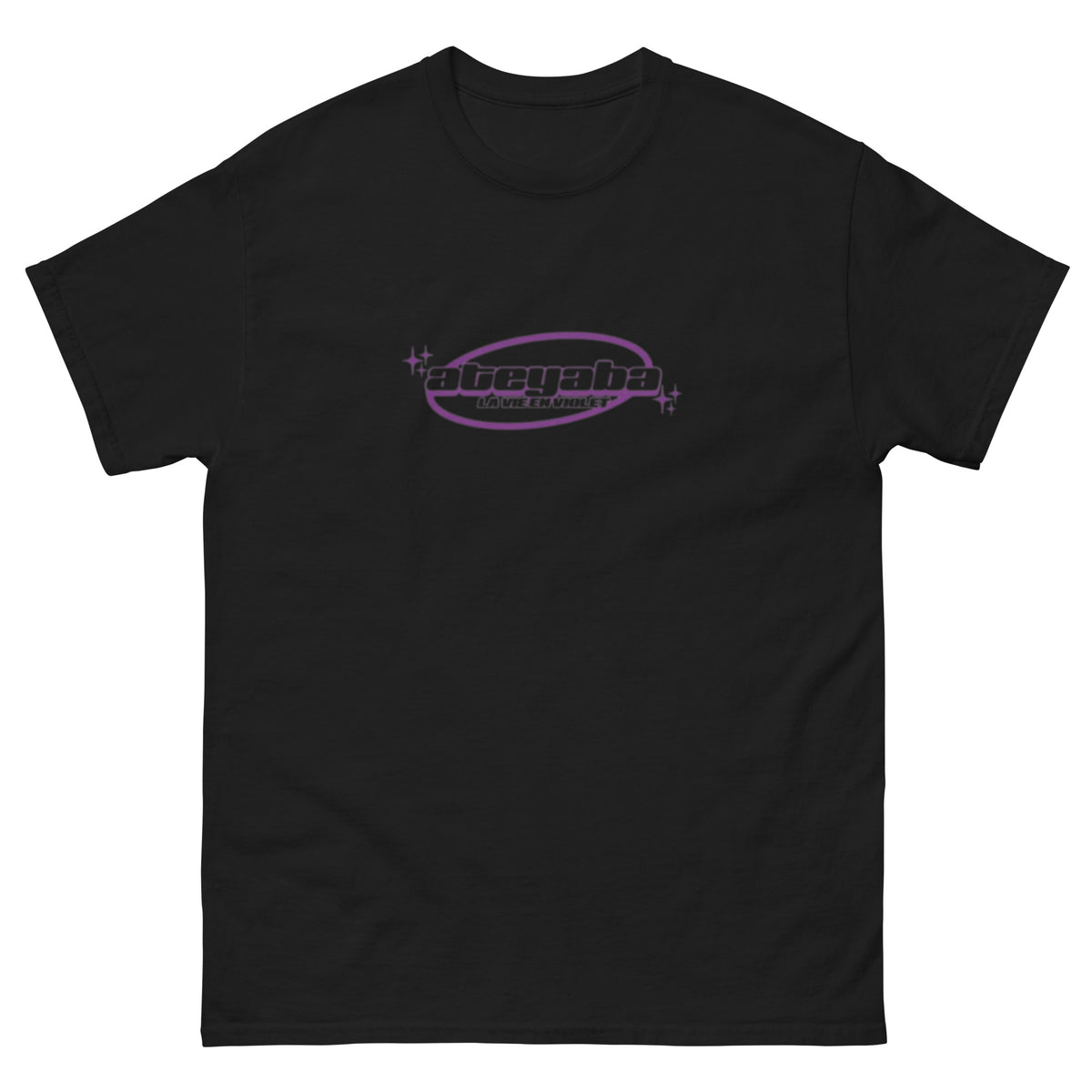 T-shirt Ateyaba noir, face avant — Wackytee