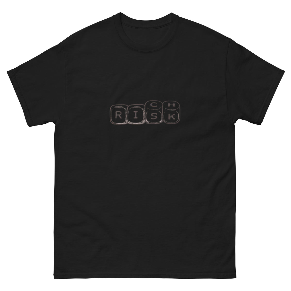 T-shirt RichPorter noir, face avant — Wackytee