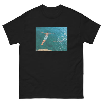 T-shirt Racist Tears noir, face avant — Wackytee