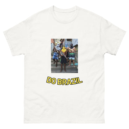 T-shirt Do Brazil blanc — inspiration rap FR unisexe