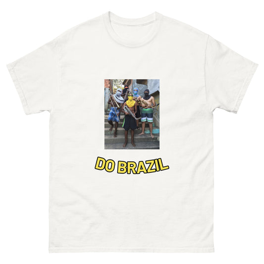 T-shirt Do Brazil blanc — inspiration rap FR unisexe