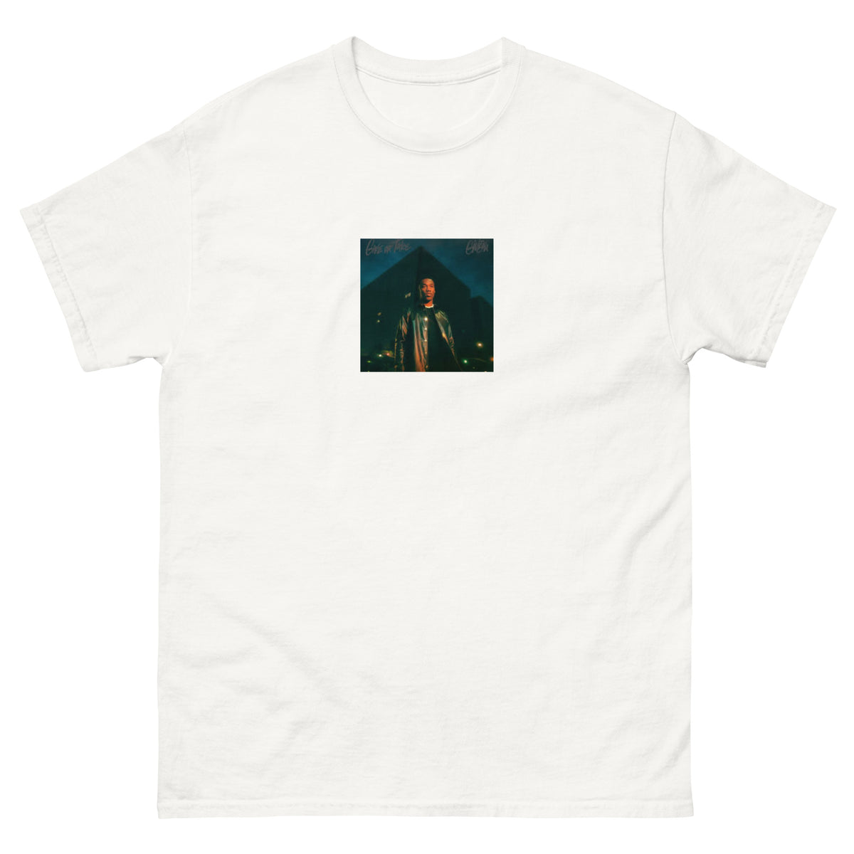 T-shirt Giveon blanc, face avant — Wackytee