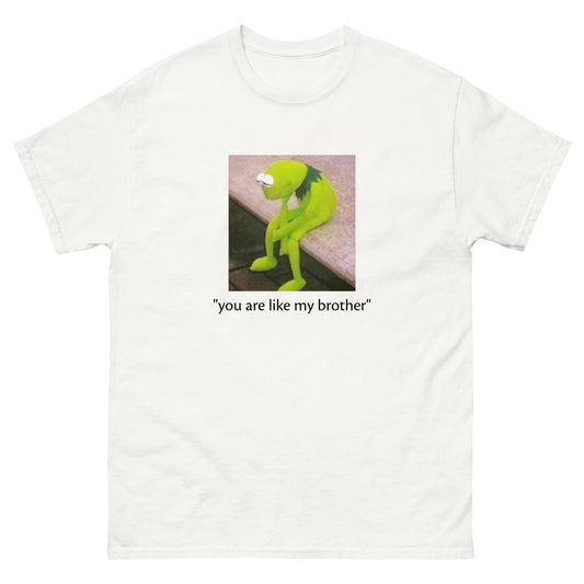 T-shirt Friendzone blanc, face avant — Wackytee