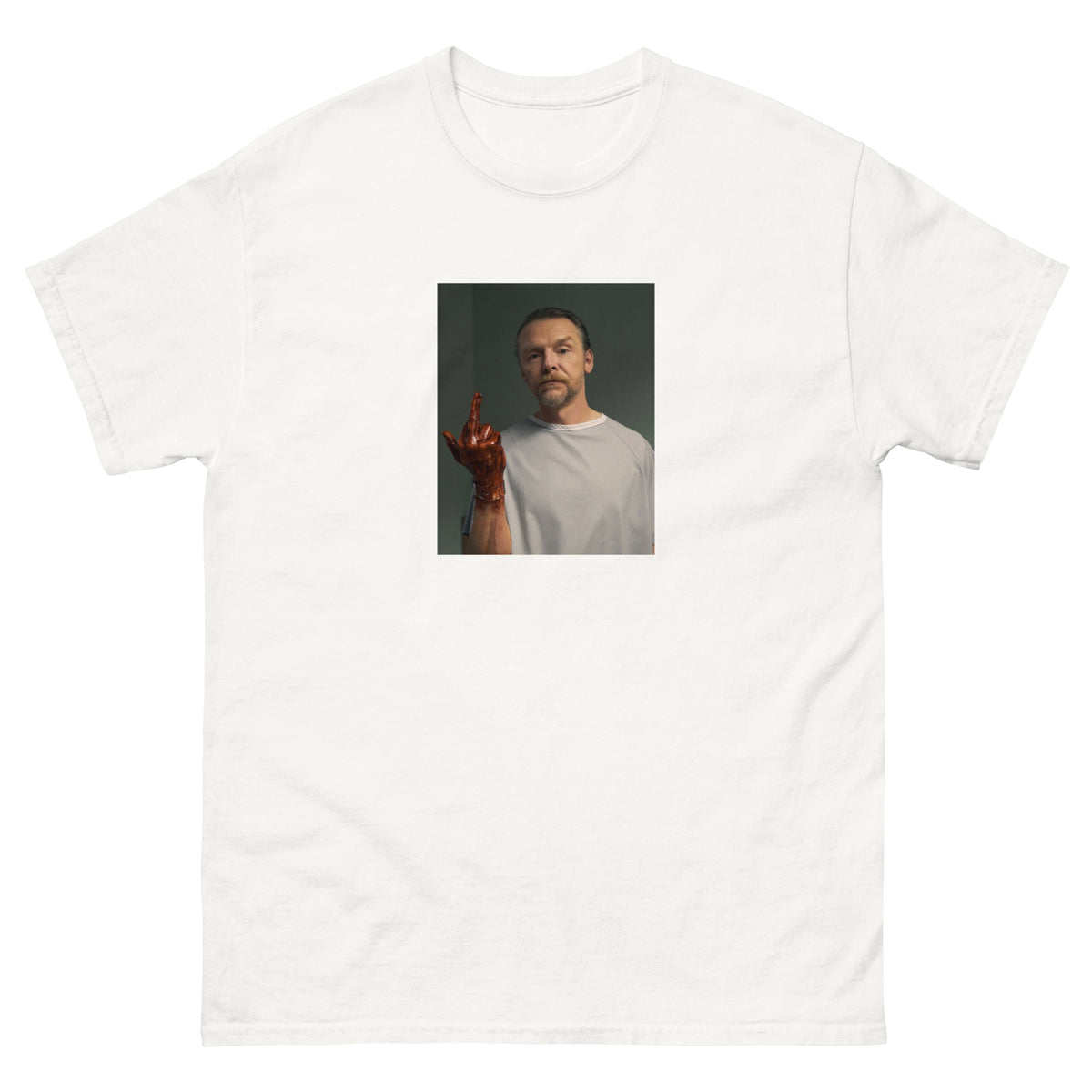T-shirt F*** blanc, face avant — Wackytee